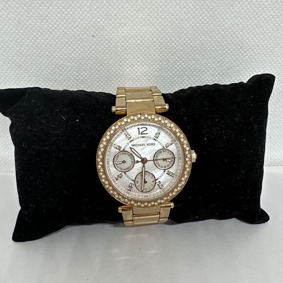 Michael Kors Mini Parker MK5616 Women\'s Rose Gold Analog Dial Quartz Watch NUL62 main image 8